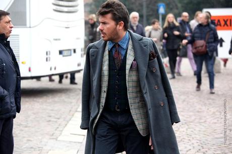 In the Street...Spirit of Scotland Tartan #3 Pitti Uomo, Florence