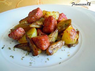 Padellata di zampone, patate e carciofi