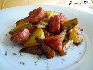 Padellata di zampone, patate e carciofi