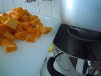 Minestra di riso con zucca e carote