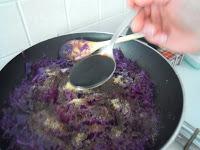 Cavolo cappuccio rosso caramellato