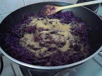 Cavolo cappuccio rosso caramellato