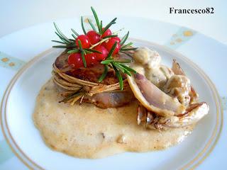 Tournedos alla senape con ribes e castagne