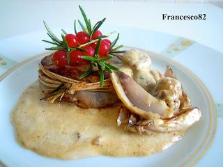 Tournedos alla senape con ribes e castagne