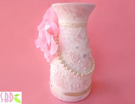 Vaso Shabby Chic (MIxed Media) - Shabby Chic Vase