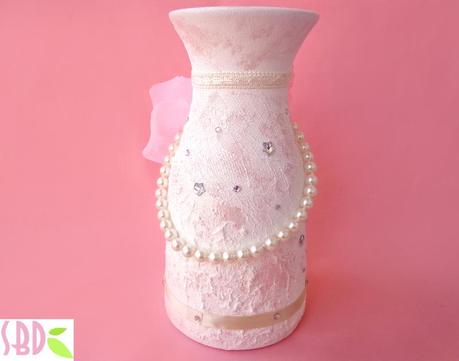 Vaso Shabby Chic (MIxed Media) - Shabby Chic Vase