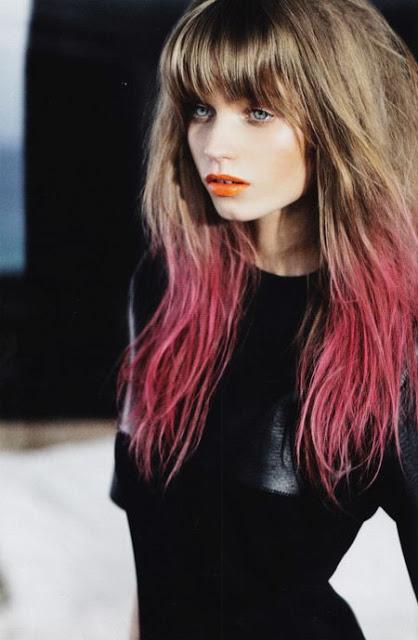 BASTA SHATUSH.. è IL MOMENTO DEI DIP DYE HAIR!! TREND COLORE MODA DONNA STRAORDINARIA 2013