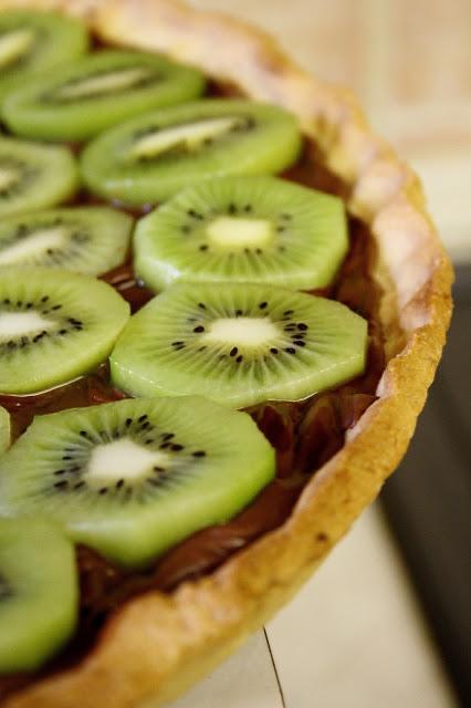 Crostata Nutella e Kiwi.