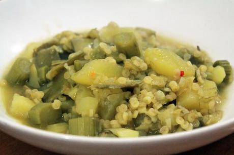 Anellini carciofi e patate