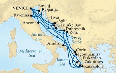 Seabourn introduce nuovi itinerari estivi in Europa