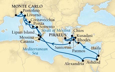 Seabourn introduce nuovi itinerari estivi combinabili in Europa