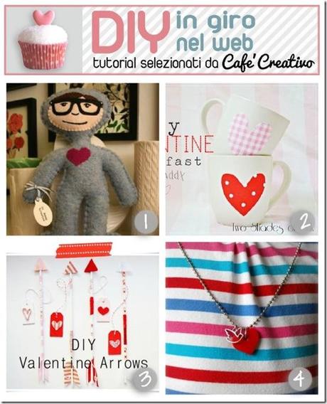 cafecreativo-tutorial Valentino cuori pupazzo tazze frecce collana