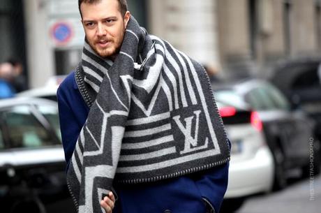 In the Street...Scarf Cape...Milan, Paris & Florence