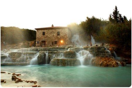 Gli agriturismi vicino alle terme libere in Toscana