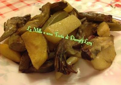 CARCIOFI E PATATE IN PADELLA