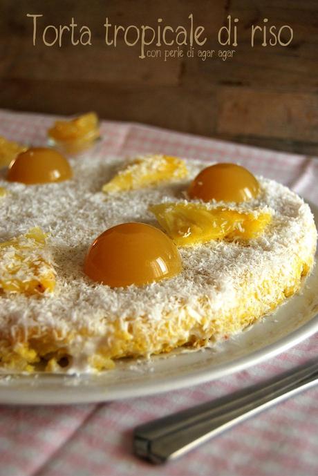 Torta tropicale di riso