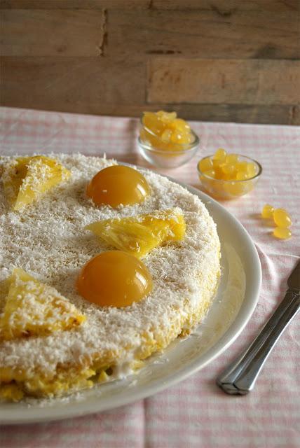 Torta tropicale di riso