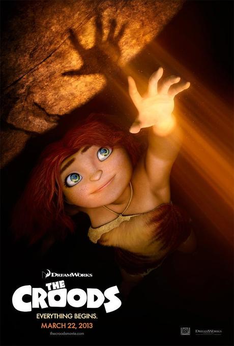 I poster dei personaggi de I Croods