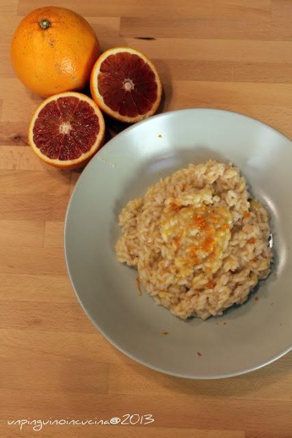 Risotto alle arance e mandorle