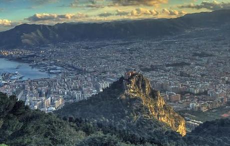 foto di Palermo da Monte Pellegrino.