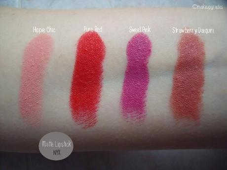 4 Matte Lipstick NYX