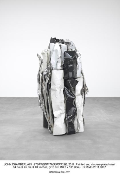 John Chamberlain, STUFFEDWITHSURPRISE, 2011© 2013 Fairweather & Fairweather LTD - Artists Rights Society (ARS), New York