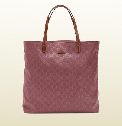 borsa shopping in nylon guccissima rosa scuro, borsa shopper gucci, gucci online, gucci store online, gucci borse online