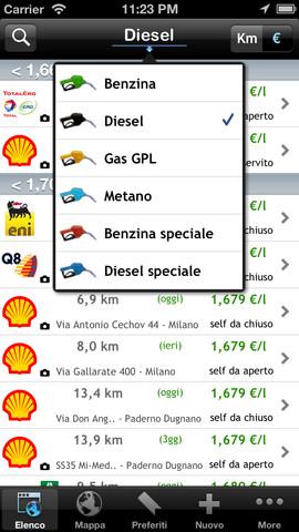 Prezzi Benzina – trova il distributore più conveniente