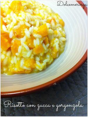 RISOTTO CON ZUCCA E GORGONZOLA ... E UN PO' DI RISPOSTE