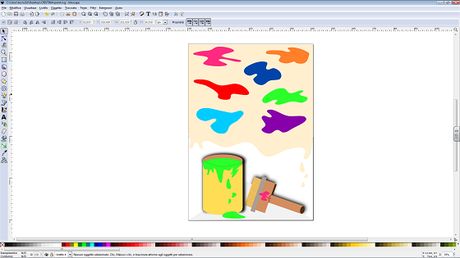 Il risultato finale in Inkscape