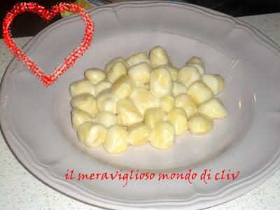 Gnocchi ai 4 formaggi