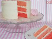 Rainbow pink cake