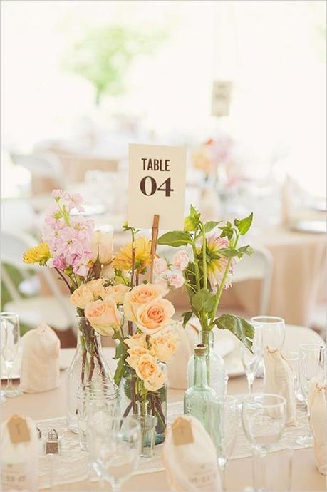 wedding table number