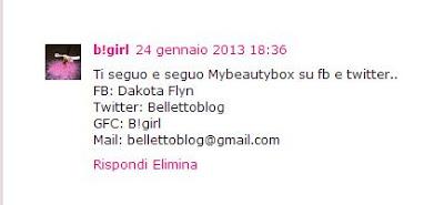 E la MYBEAUTYBOX di Gennaio va a...