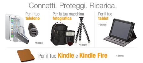 Amazon presenta il nuovo Negozio Accessori: tutto per smartphone, TV, tablet, foto e video