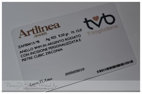 Presentazione: Anello ArtLinea TVB