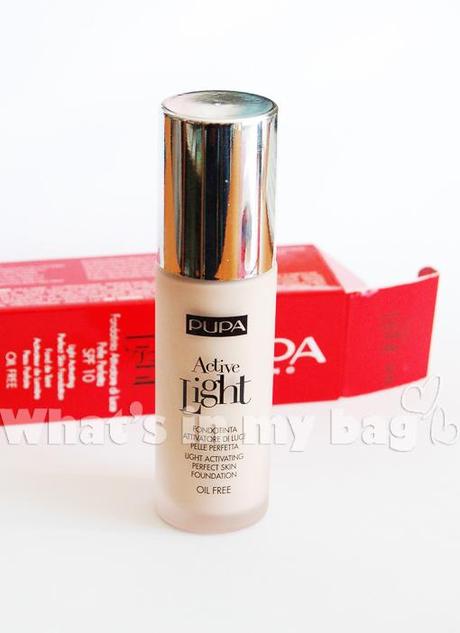 A close up on make up n°135: Pupa Milano, Active Light, fondotinta attivatore di luce n°010