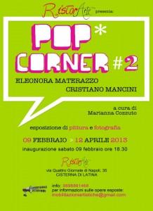 “Pop Corner #2″, esposizione di pittura e fotografia, dal 9 febbraio al 12 aprile, Cisterna di Latina