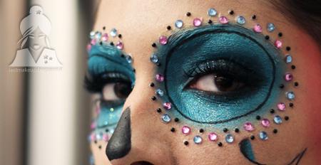 Tutorial: Glitter Calavera for Carnival Party!