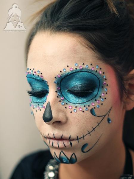 Tutorial: Glitter Calavera for Carnival Party!