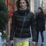 Martina Colombari “sporty casual” a Milano