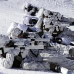 Corea del Sud militari a torso nudo sulla neve06