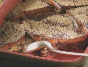 Terrina di pane al cioccolato