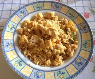 Couscous con petto di pollo e verdure