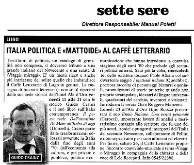 La rassegna stampa di gennaio 2013