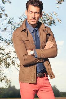 David Gandy per Massimo Dutti lookbook febbraio 2013