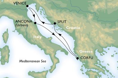 Mini Crociere MSC Crociere nel Mediterraneo