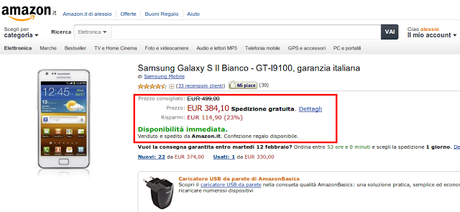 Samsung Galaxy S2: Scheda tecnica, recensione e tutti i dettagli su Android 4.1.2 Jelly Bean