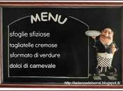 MENU' DELLA DOMENICA......di carnevale!