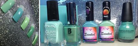 #33 Nac: Tiffany nail polishes.